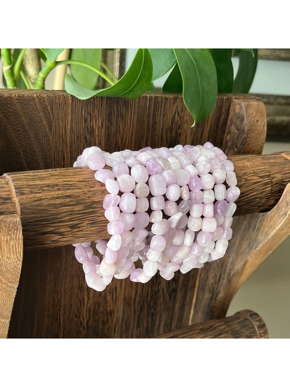 Kunzite tumble bracelet (one)